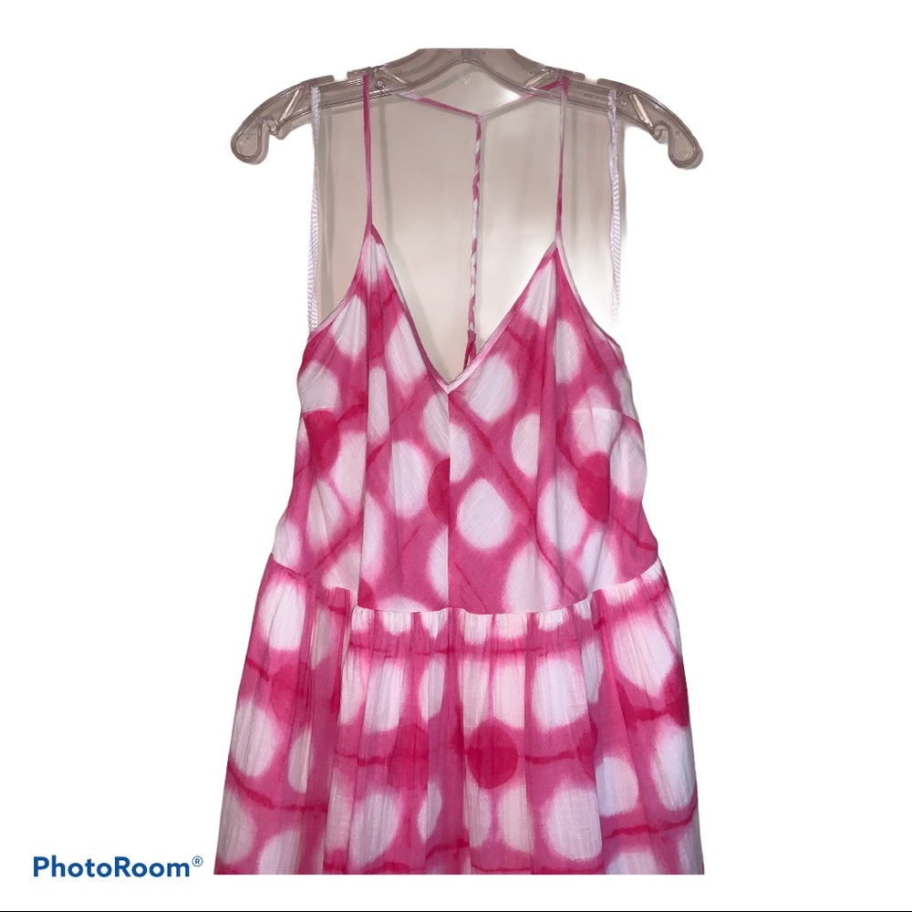 ❌SOLD❌Anthropologie Pink Tie-dye Geneva Maxi Dress - Picture 5 of 10